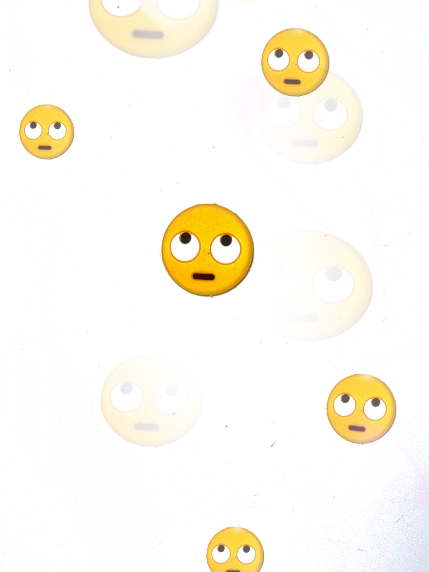 Rolling Eye Emoji croc charm