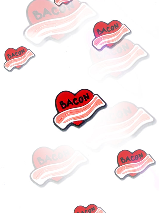 Bacon croc charm