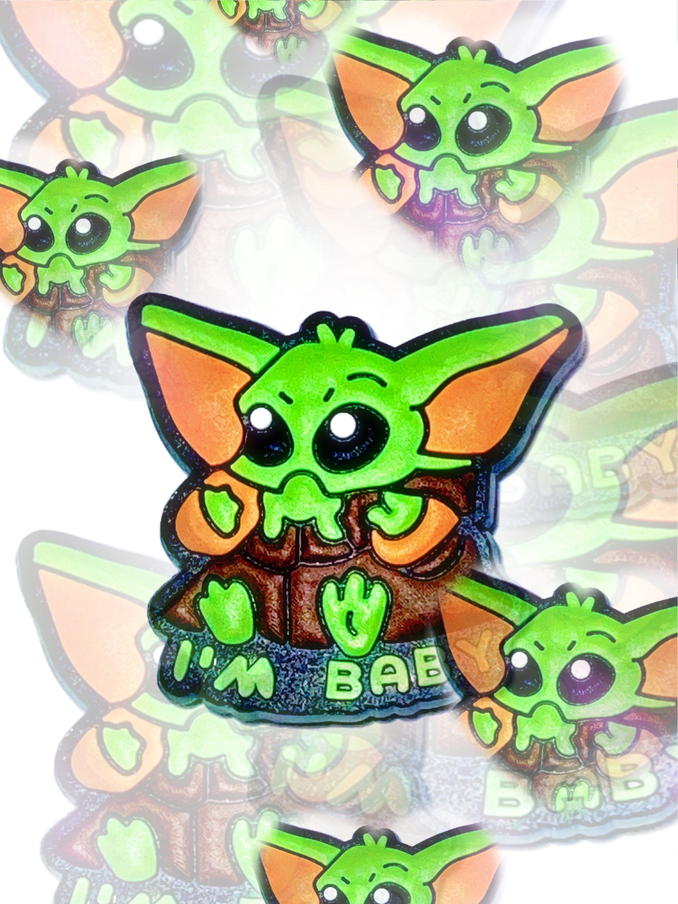 Baby yoda best sale croc charm