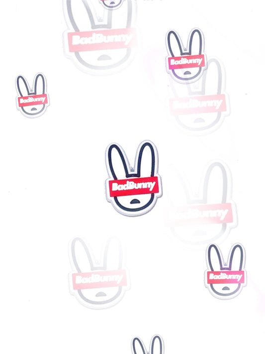 Bad Bunny Logo croc charm